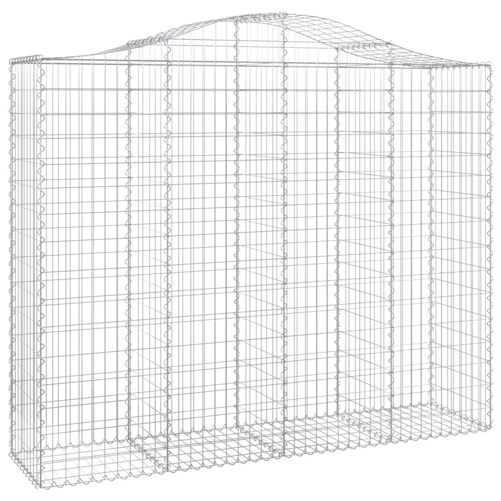 Cesti Gabbioni ad Arco 13 pz 200x50x160/180 cm Ferro Zincatocod mxl 99989