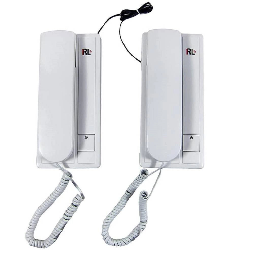 Trade Shop - Citofono Rl-209 Interfono A Parete Con 2 Cornette Casa Ufficio Abitazione Cw594 -