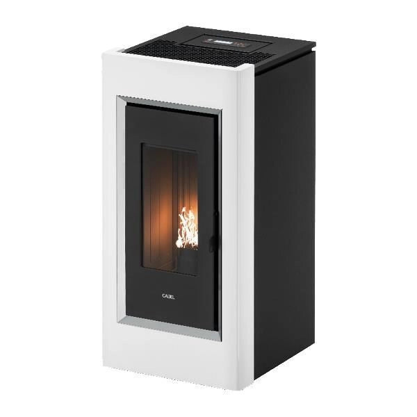 Cadel Prince 11 stufa Libera installazione Pellet Nero, Bianco