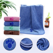 Asciugamani per animali 4 pezzi - Microfibra - Soothing/Absorbente - Gatti/Cani - 35 x 75 cm - Riciclabili - Asciugamani per animali