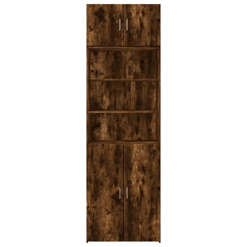 Armadietto Rovere Fumo 70x42,5x225 cm in Truciolato 3281319