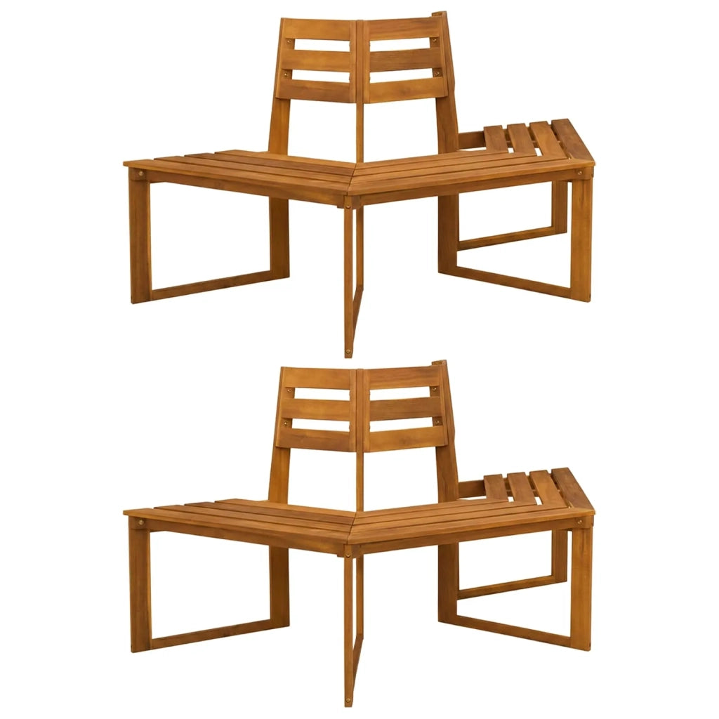 Panchina per Alberi 2 pz 160 x 140 x 86 cm 3428163