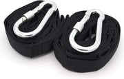 Supporto per lettini - 2 cavi 280x2,5cm - 300kg di fissaggio - Ossatura di sostegno Nero - Solido e duraturo