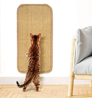Sisal anti-scrocchio per gatti - Protezione per tappeti e divani - Scocchi con chiusura con nastri adesivi + attacco adesivo a doppia faccia - 50 x 25 cm