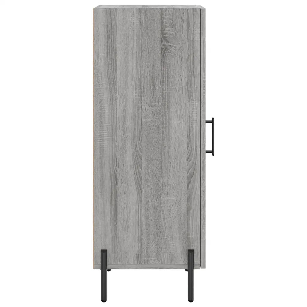 Credenza | Madia | Buffet da pranzo | Armadio da pranzo Grigio Sonoma 34,5x34x90 cm in Legno Multistrato
