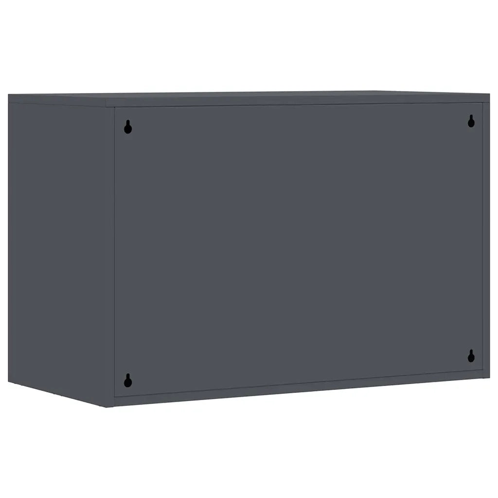 Armadio a muro per garage Antracite 80 x 40 x 53 cm