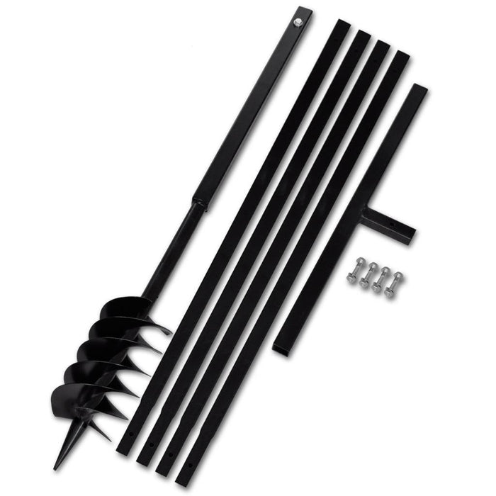 Vanga e trivella manuale 120 mm con punta trapano prolunga attrezzi garage officina fai da te 3402075