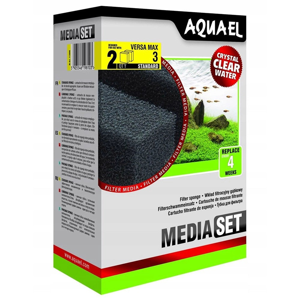 Aquael Ricambio spugna Filtrante per filtri VersaMax 3  - 2pz