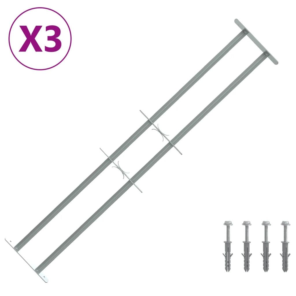 Griglia di Sicurezza per Finestre con 2 Traverse 3 pz CFW5711252