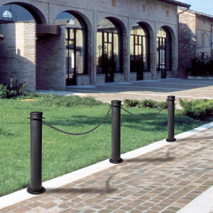 Colonnina Dissuasore in Ferro H85 cm Belfer 42/F3 Grigio Antracite