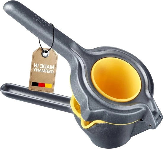 Citruspers Manuale in Edizione Nero per Arance, Limoni e Mandarini in Acciaio Antracite