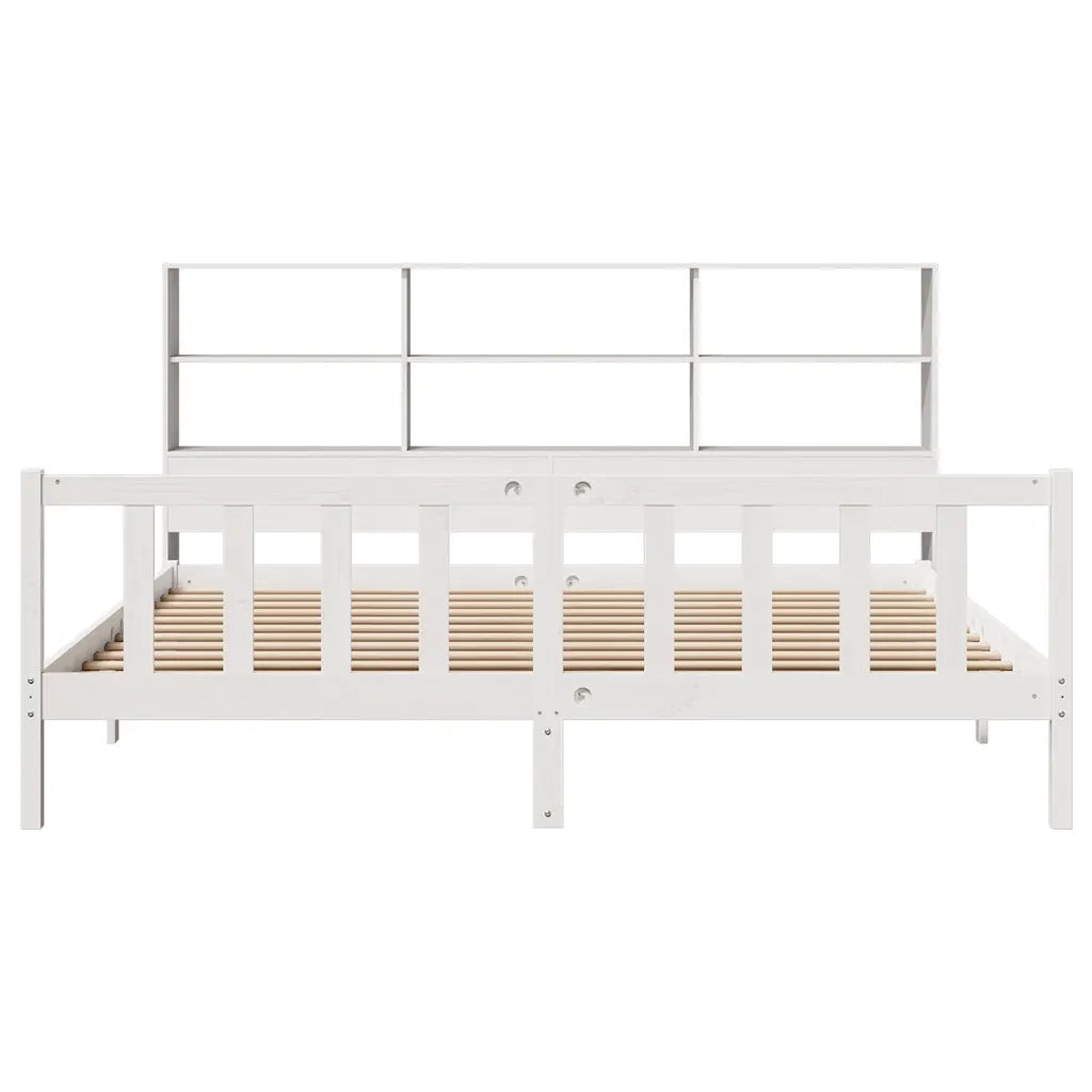 Giroletto con Libreria senza Materasso 180x200 cm in Legno Pino 3321711