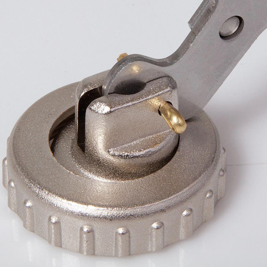 Galleggiante silenzioso regolabile in ottone stampato completo di tubo di carico, con asta piatta  1/2" F.A.R.G.
