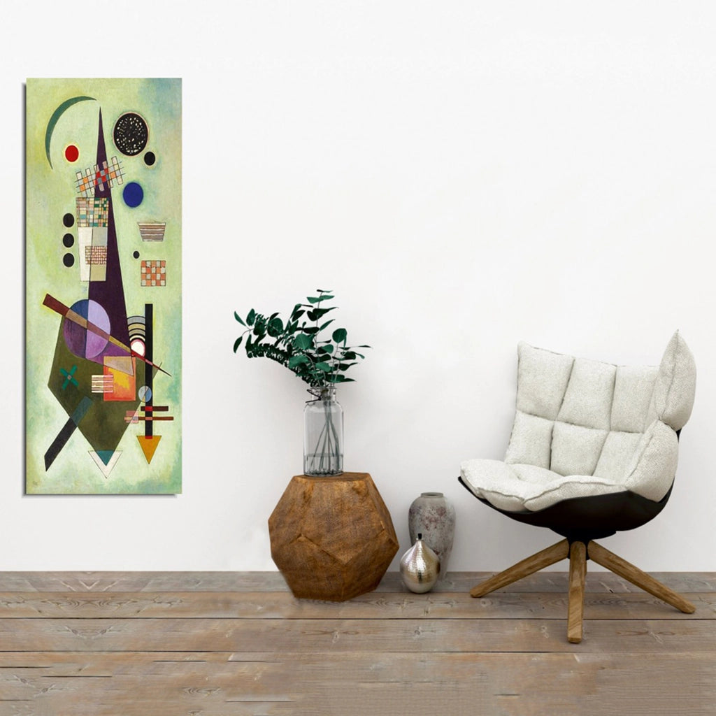 Neda, Quadro Materiale Struttura in Tessuto, 30x80h cm Multicolore