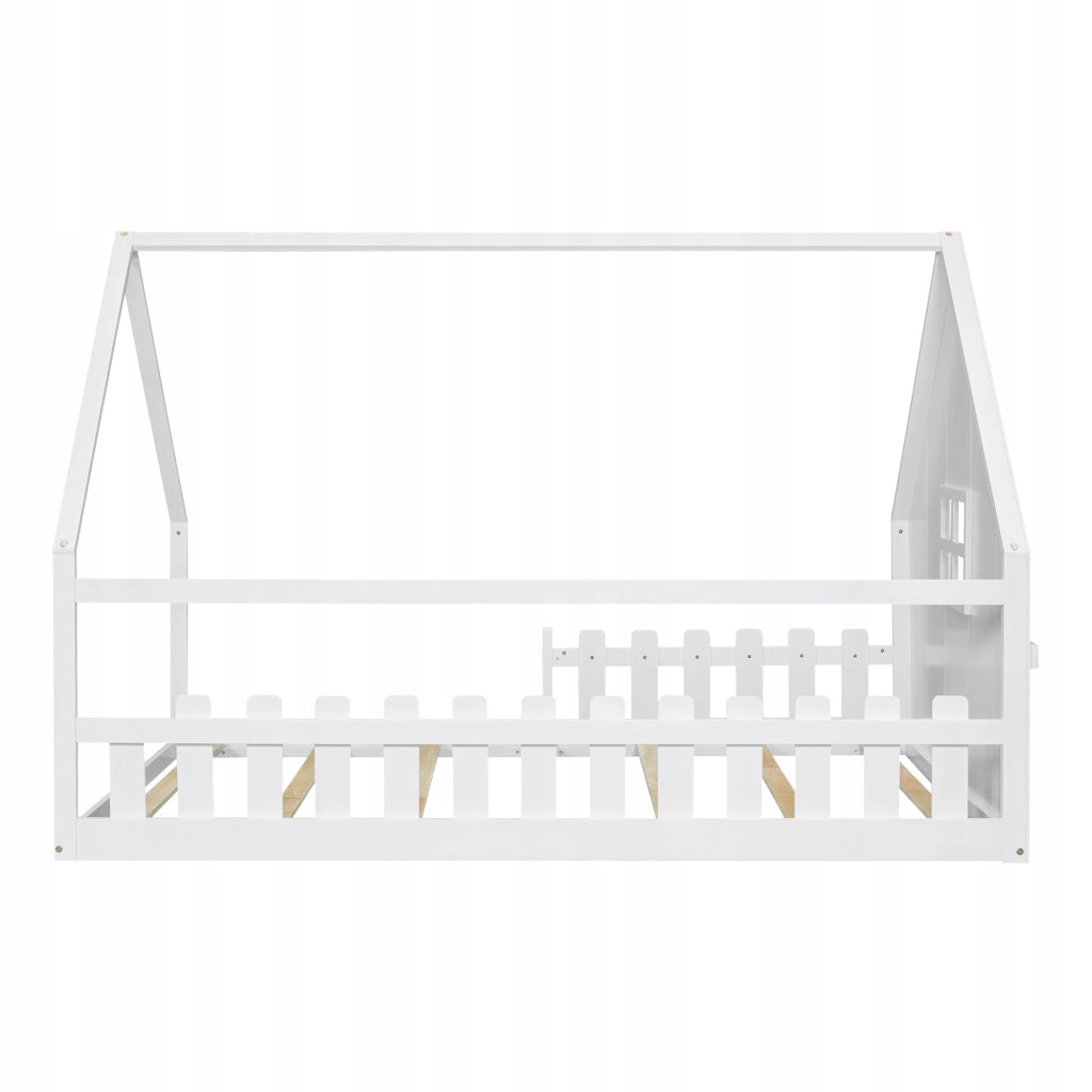 Letto per bambini in pino - Xylo - 140x200 - Bianco
