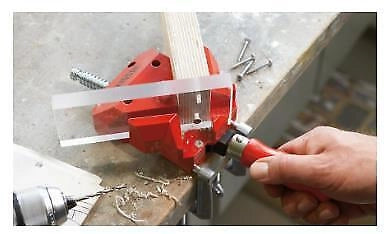 BESSEY WS3 Morsetto Angolare Auto-Regolante 2x55 mm Campo di Serraggio 30 mm Ganasce in Ghisa Manico in Legno colore Rosso