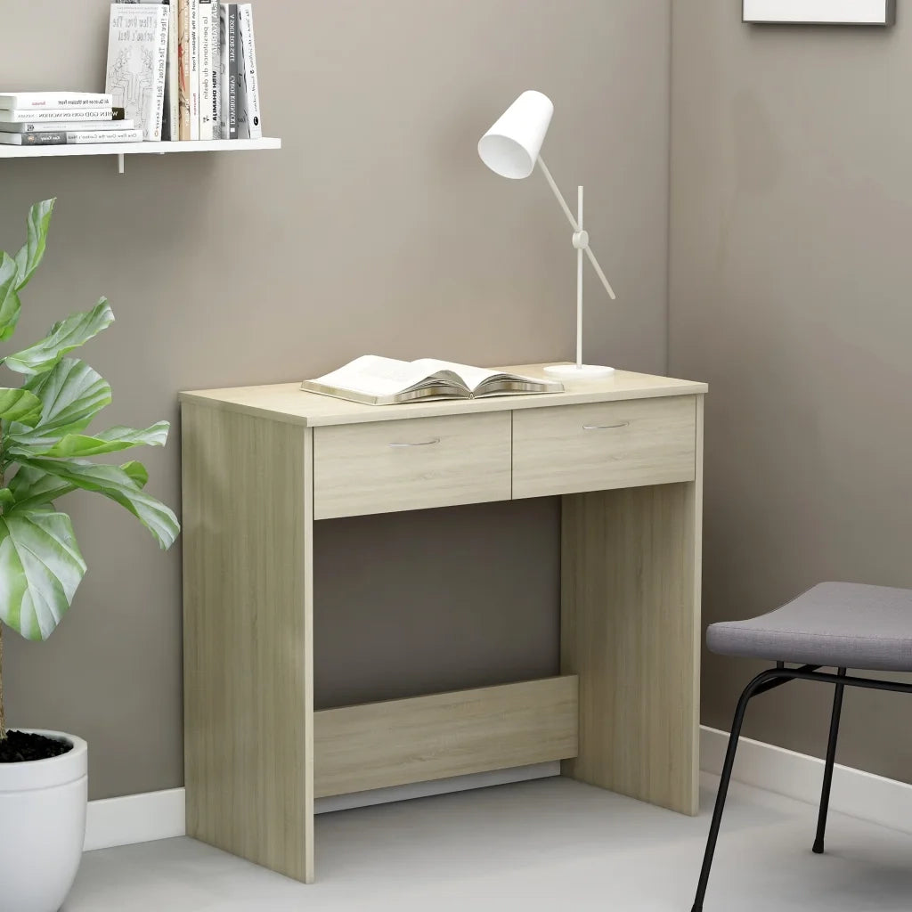 Scrivania Rovere Sonoma 80x40x75 cm in Truciolato cod mxl 63157