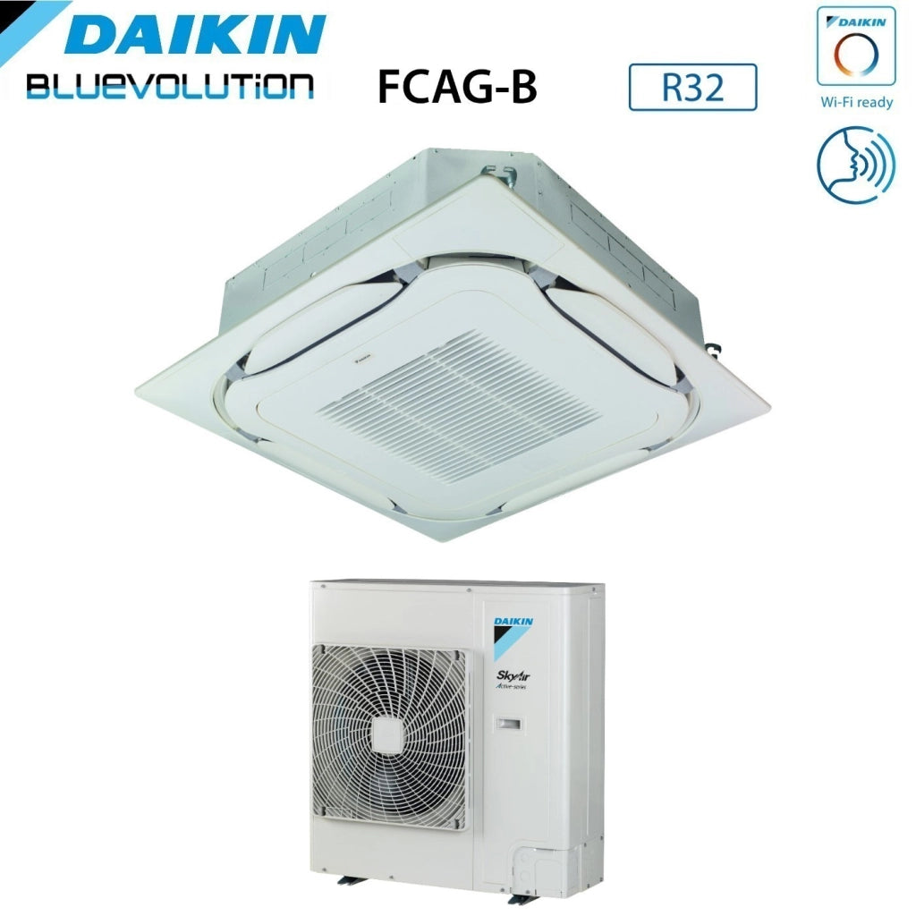 Condizionatore Daikin a Cassetta Advance-Series 24000 Btu FCAG71B + RZASG71MV1 R-32 Wi-Fi Optional Con Griglia Standard Inclusa