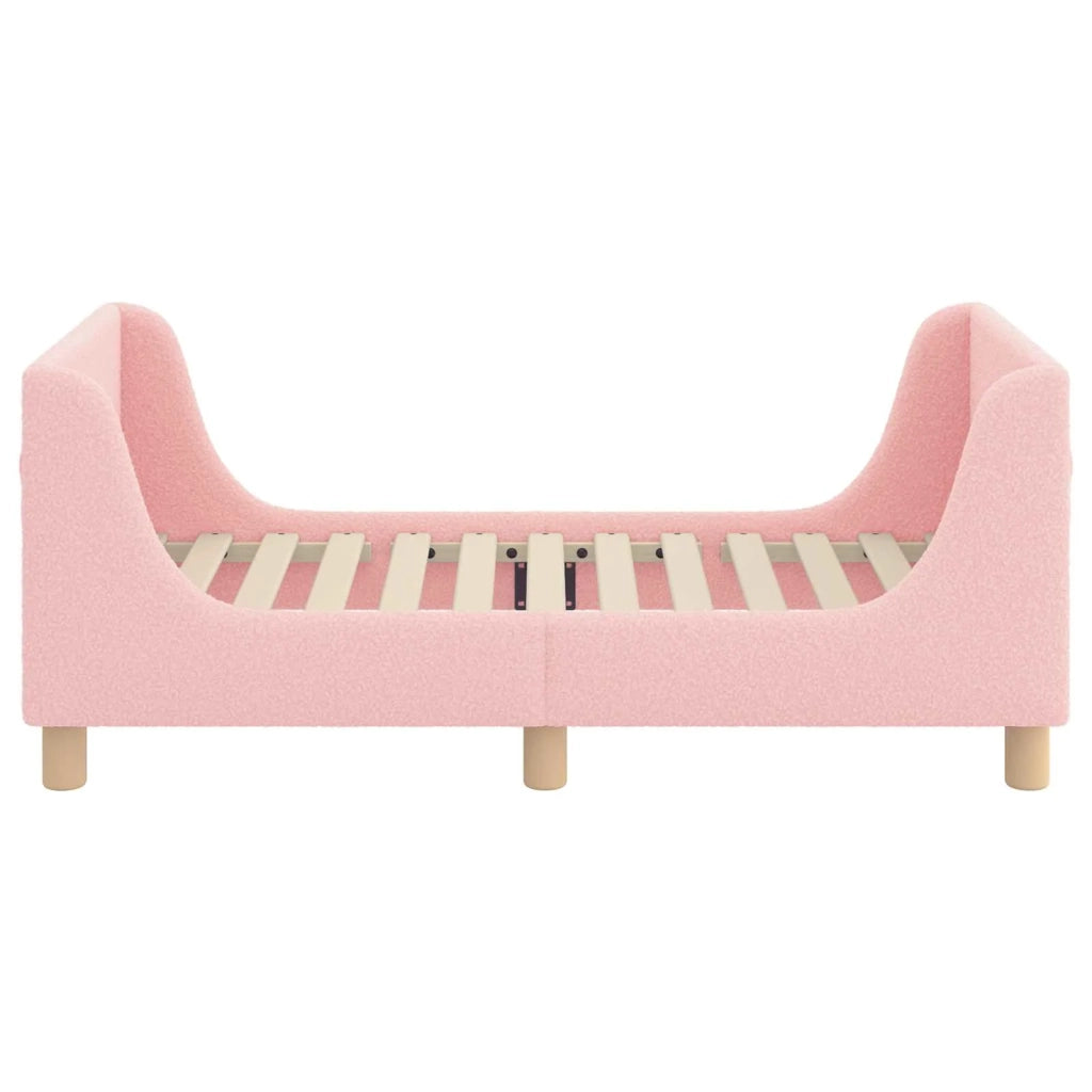 Struttura letto per bambini con testata Rosa 70 x 140 cm