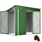 Casetta da Giardino 2,7 m2 ¨C zephmum ¨C Verde 234x132x185 cm