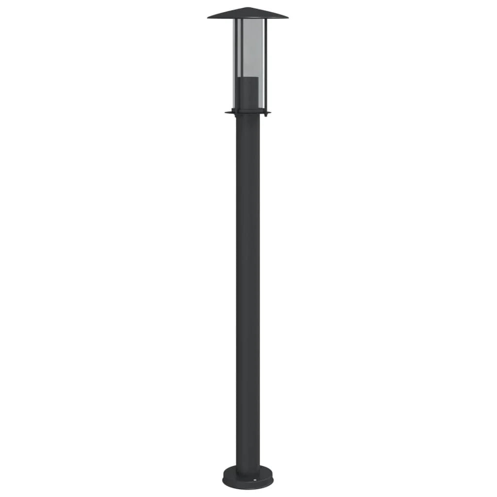 Lampade da terra per esterni 3 pezzi 100 cm acciaio inox nero 02_0042545
