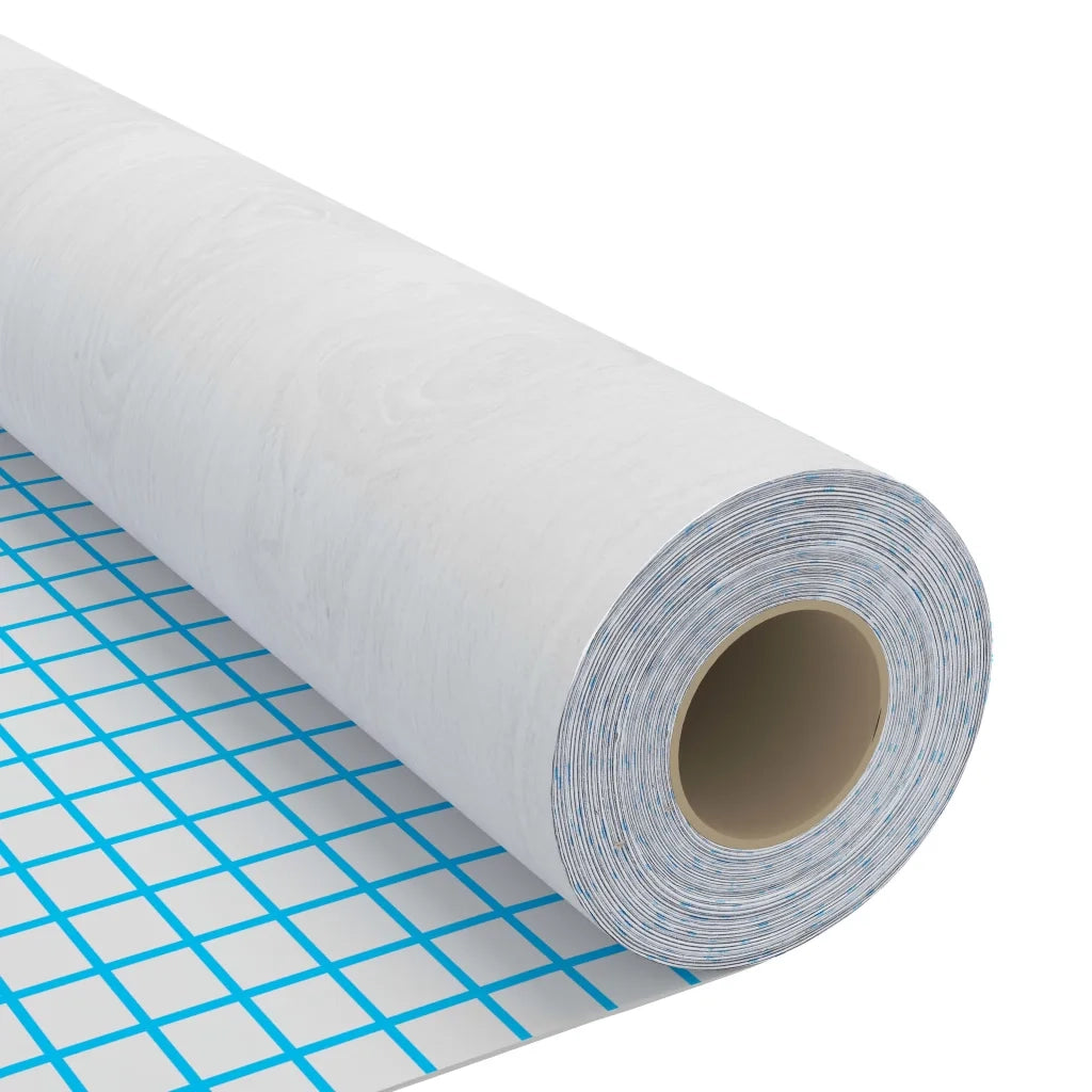 Pellicole Autoadesive per Mobili 2 pz Legno Bianco 500x90cm PVC CFW8125563