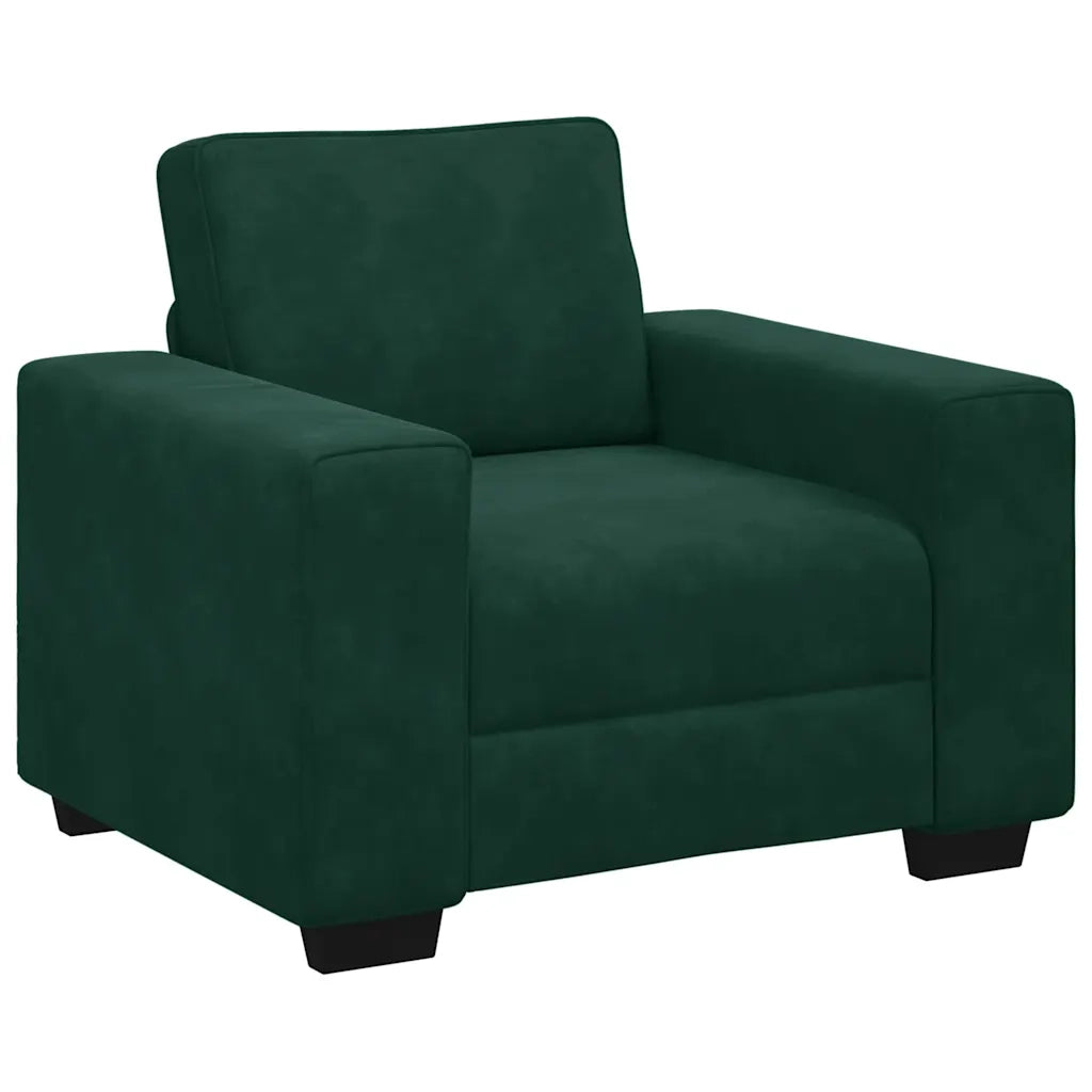 Divano Sedia-Poltrona-Sofa Relax Verde Scuro 60 cm Velluto 577240