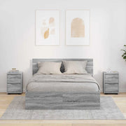 Comodini con cassetto 2 pcs Grigio Sonoma 30,5 x 30 x 43 cm