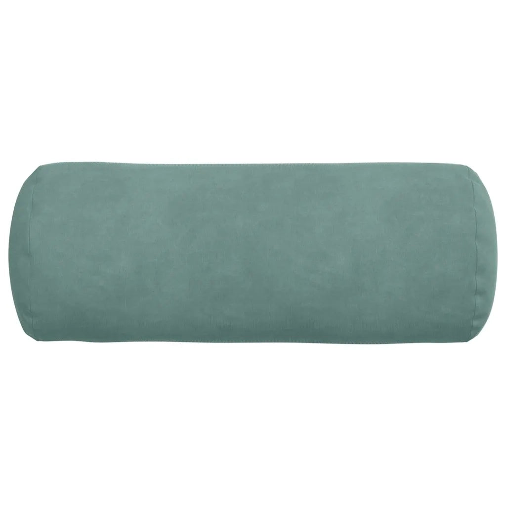 Cuscini a rullo 2 pz | Cuscini per sedie Verde Mare ? 15 x 40 cm Tessuto in Cords