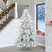 Albero di Natale Artificiale con Rami Pieghevoli Bianco 240 cm 3397746