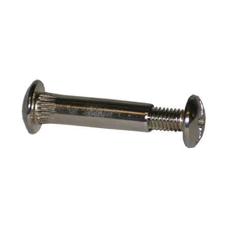 GIUNZIONE PER MOBILI 31 mm - Nichelato - 50 pezzi