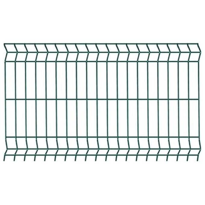 Vigor Pannello Recinzione Acciaio filo 3 mm 103x200 cm verniciatura epossidica colore Verde RAL-6005