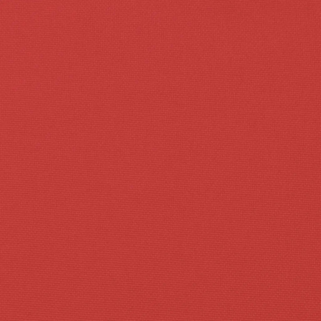 Cuscini per Sedia da Giardino 4 pz Rossi 100x50x7 cm in Tessuto 47559