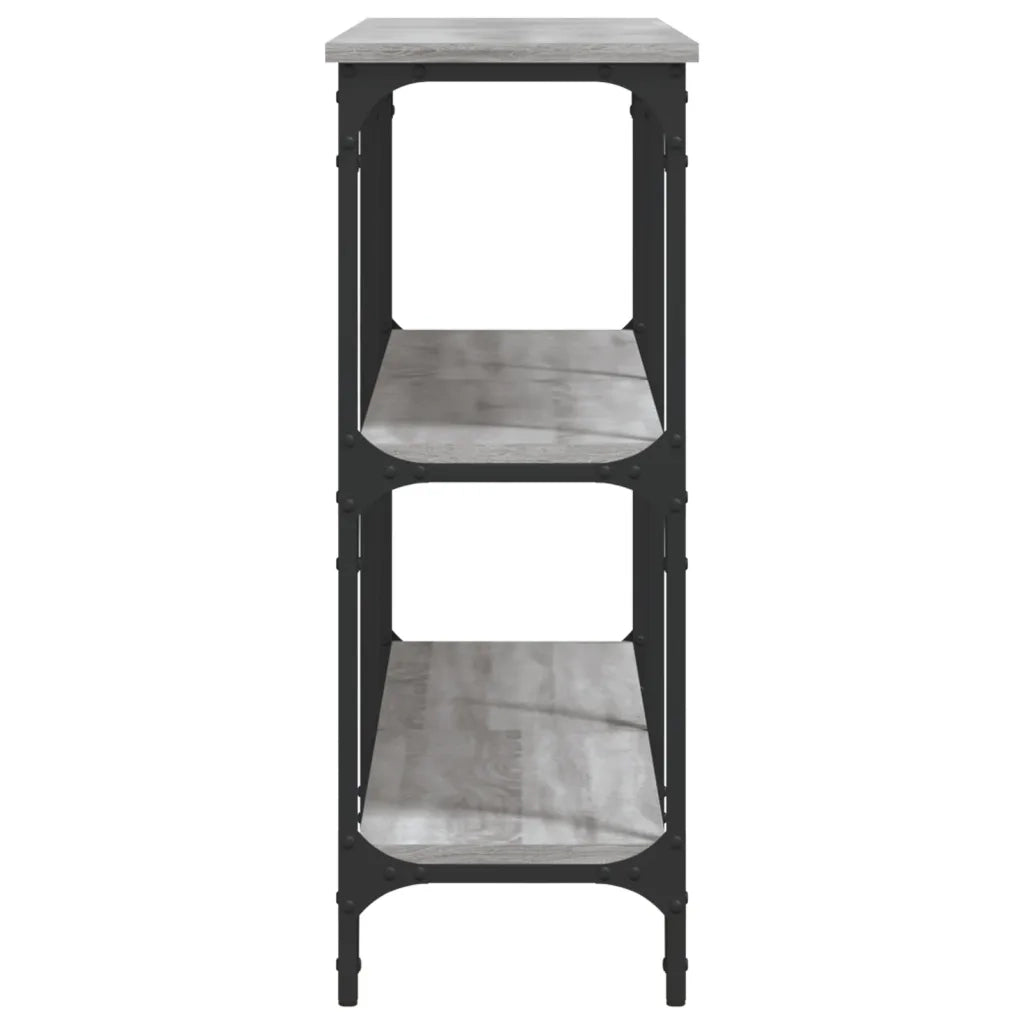 Tavolo Consolle | Tavolo d'Ingresso Grigio Sonoma 150x29x75 cm in Legno Multistrato