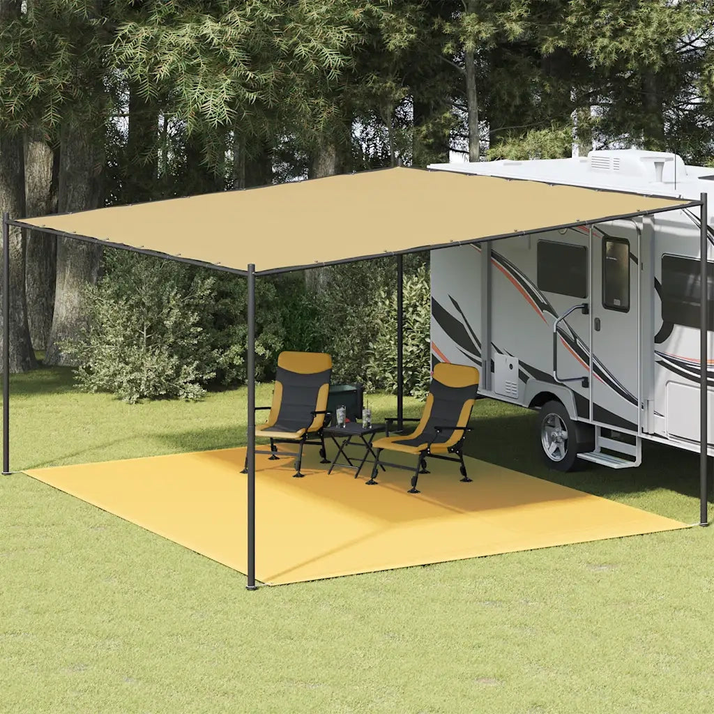 Tappeto da Tenda | Tappeto da campeggio 400x500 cm Beige