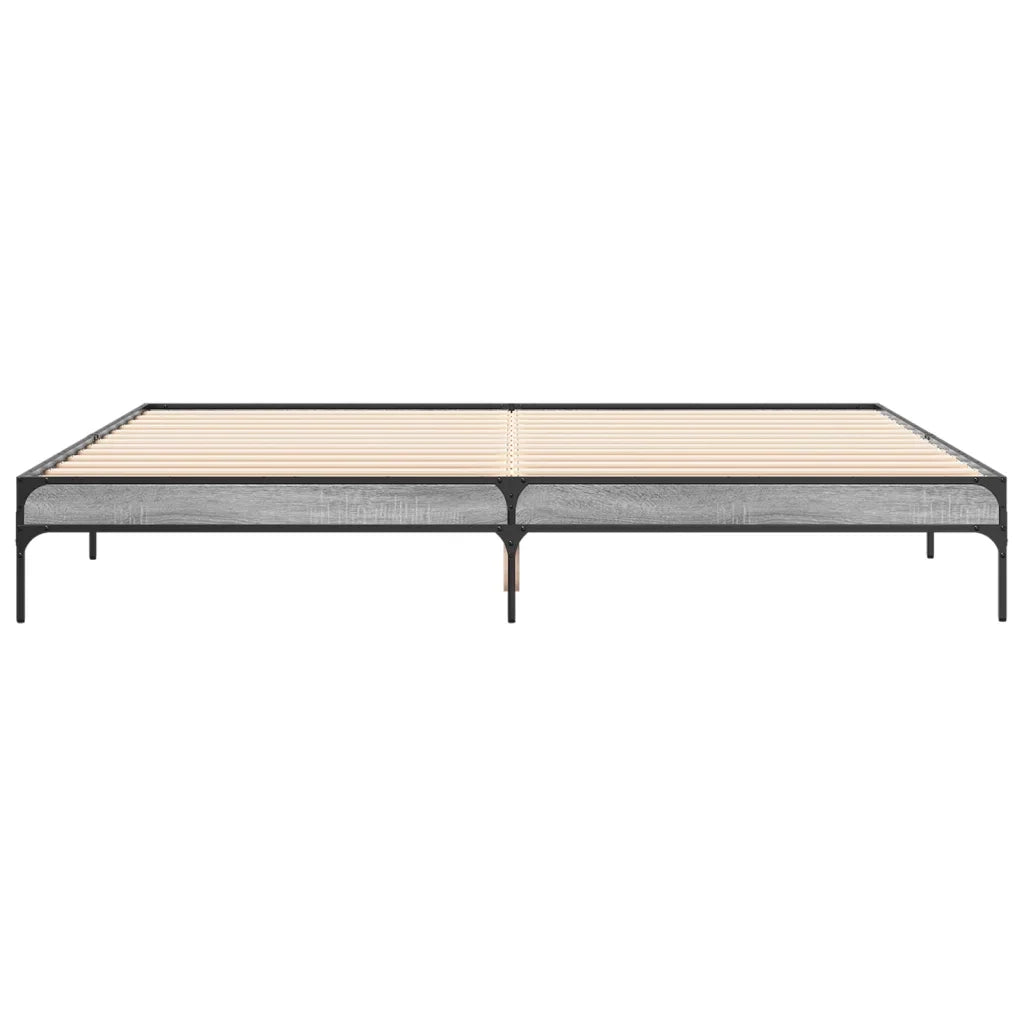 Giroletto Grigio Sonoma 200x200 cm in Legno Multistrato Metallo