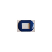 Trade Shop - Placca Placche Placchette Compatibili Living International Light Bombate Bticino - Blu Elettrico -7 Fori     -