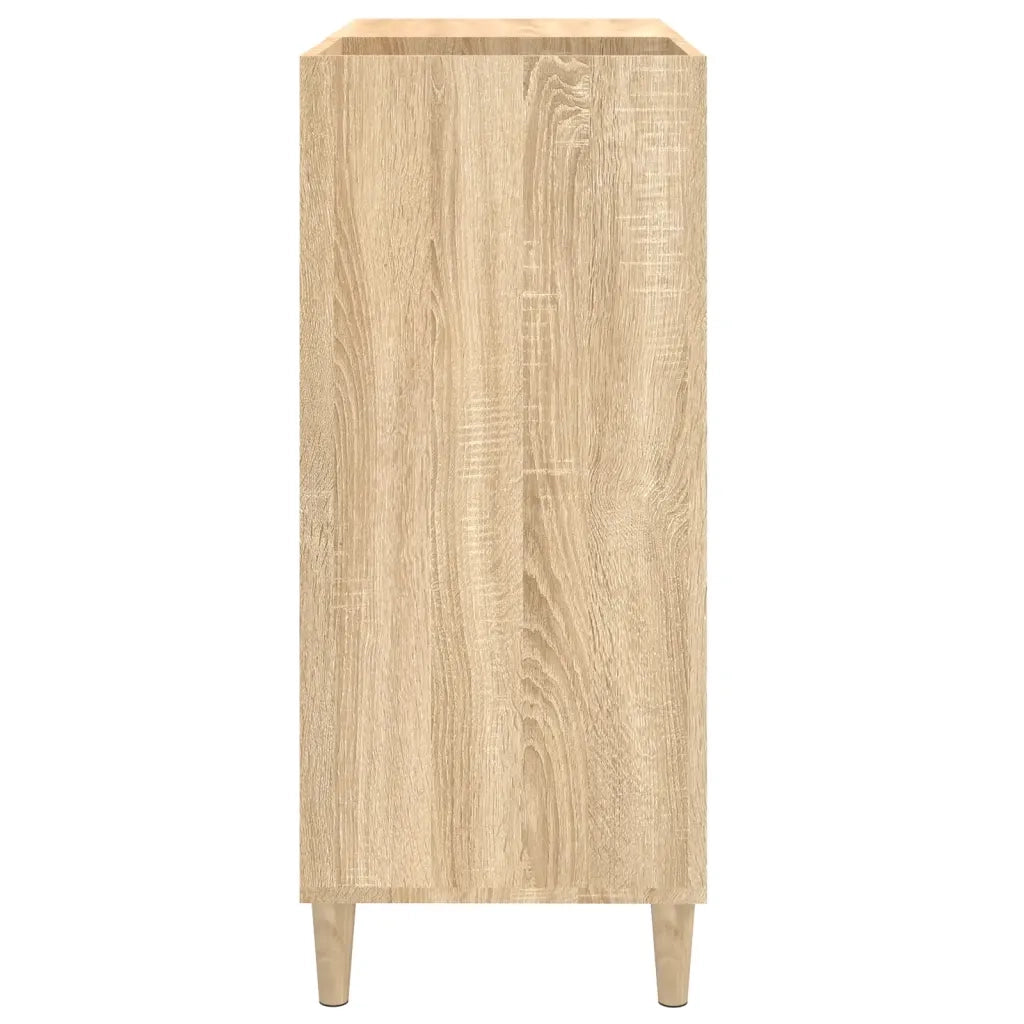 Mobile Porta Dischi Rovere Sonoma 84,5x38x89 Legno Multistrato CFW2303229