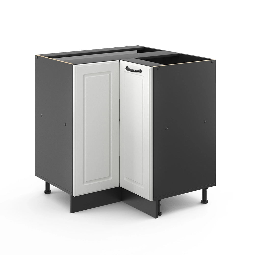 Vicco Mobile ad angolo cucina Bianco casa di campagna 75.6 cm senza piano di lavoro