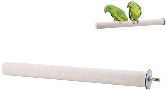 Accessorio per Voliera - Standaard in Legno di Alta Qualità - 2,5 * 35 cm - Supporto per Volatili