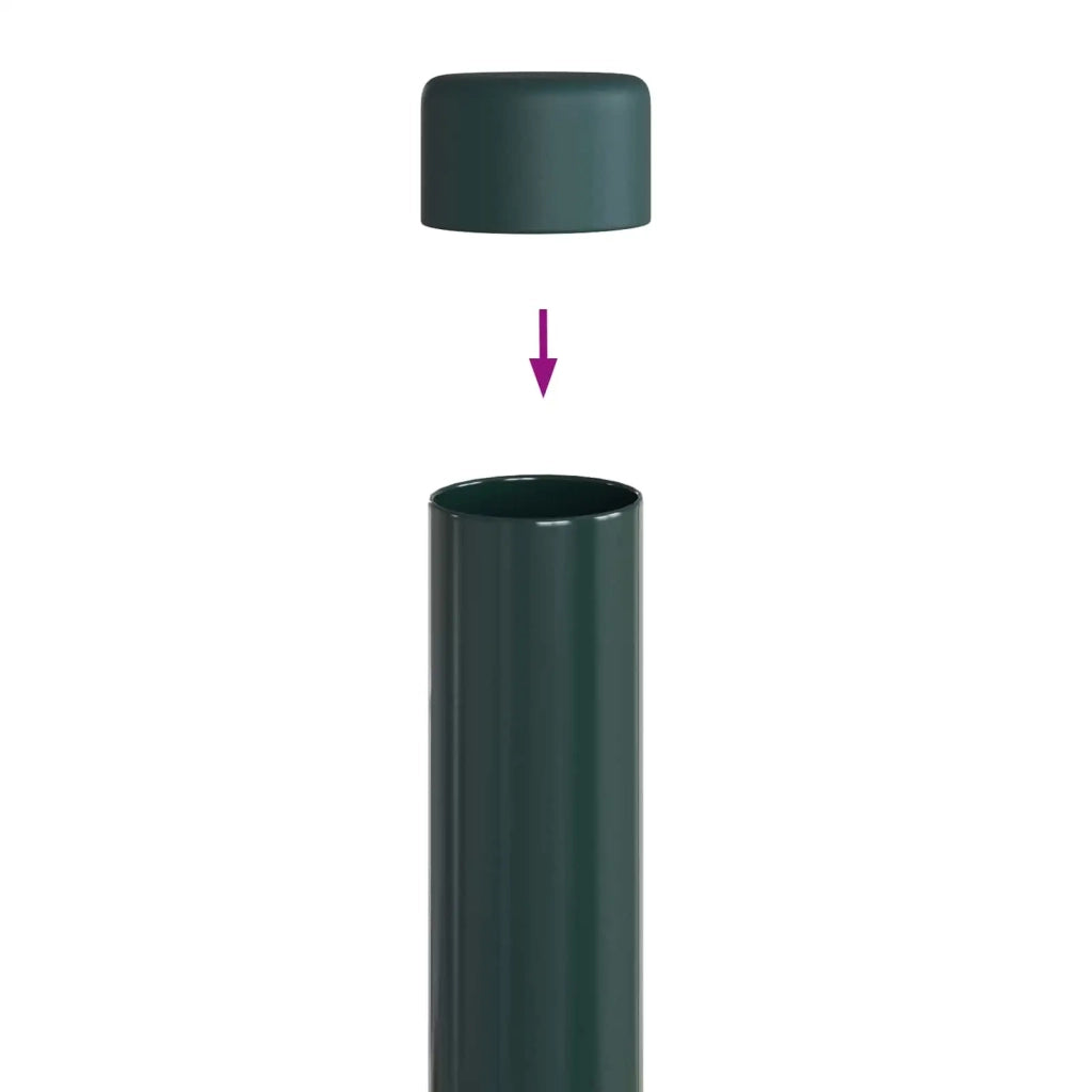Palo della recinzione 2 pz Verde 110 cm CFW2676238