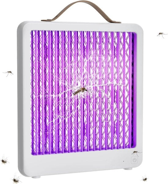 Eliminatore insetti - Lampada elettrica ricaricabile per zanzare - lampada insetti per interni ed esterni - portatile e da appendere
