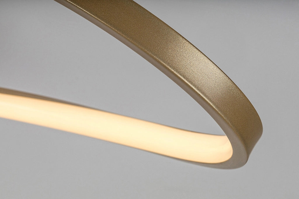 Plafoniera LED Rabalux Castiel oro anello 30W 3000K