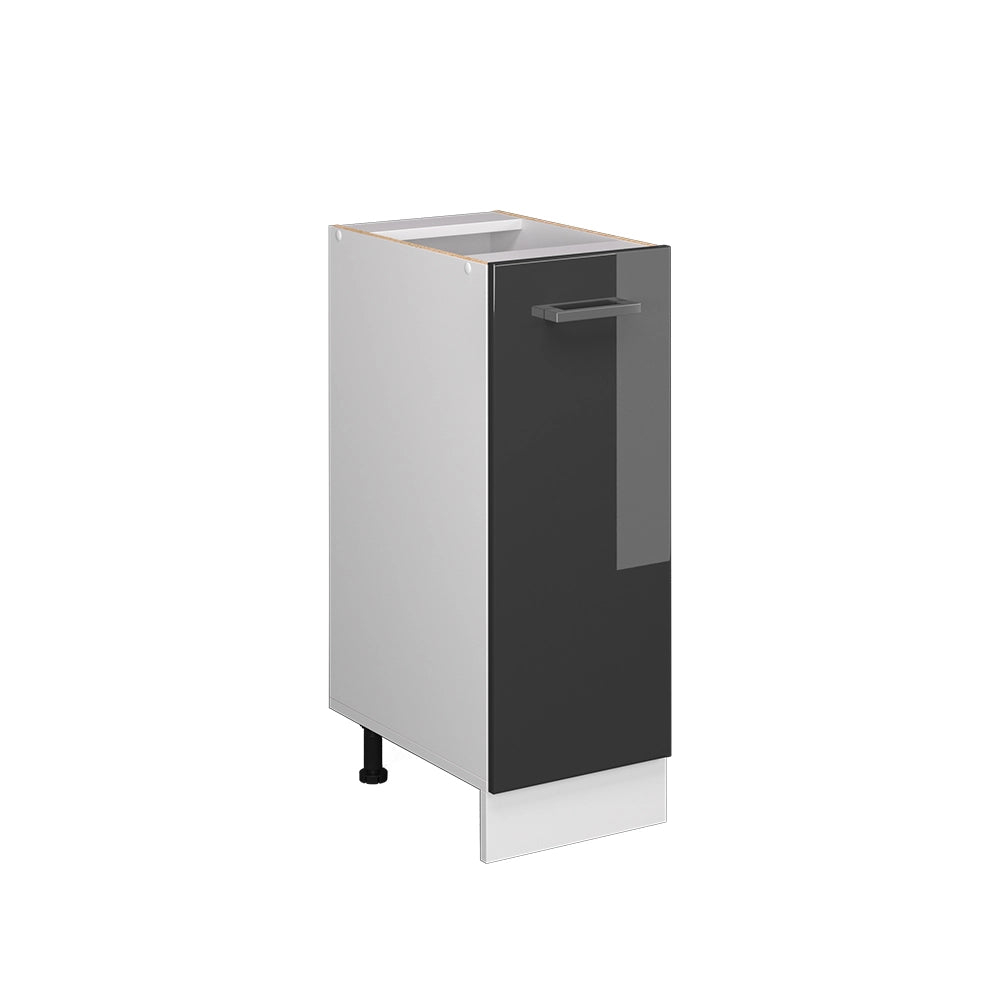 Vicco Armadio cucina dispensa alto Antracite lucido 30 cm senza piano di lavoro