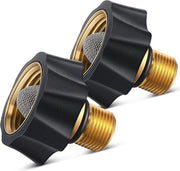 Adattatore per tubo da giardino a 3/4" femmina per 3/8" maschio per iniettore d'acqua per aspirapolvere ad alta pressione, compatibile con più pompe ad alta pressione (compatibile con 7112362)