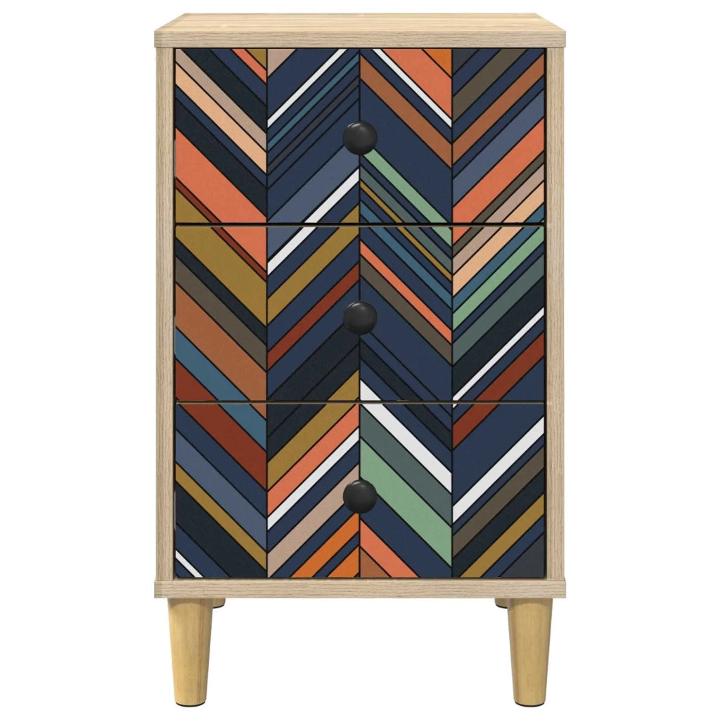 Armadio da Notte OMMEN Rovere Sonoma 36 x 33 x 60 cm 8007289