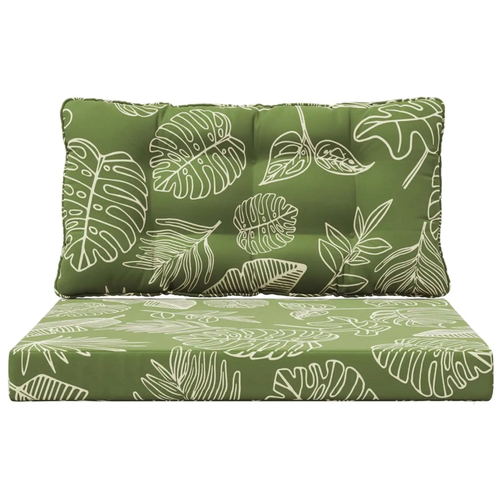 Cuscino per divano da esterno 2 pcs Design a foglia Poliestere