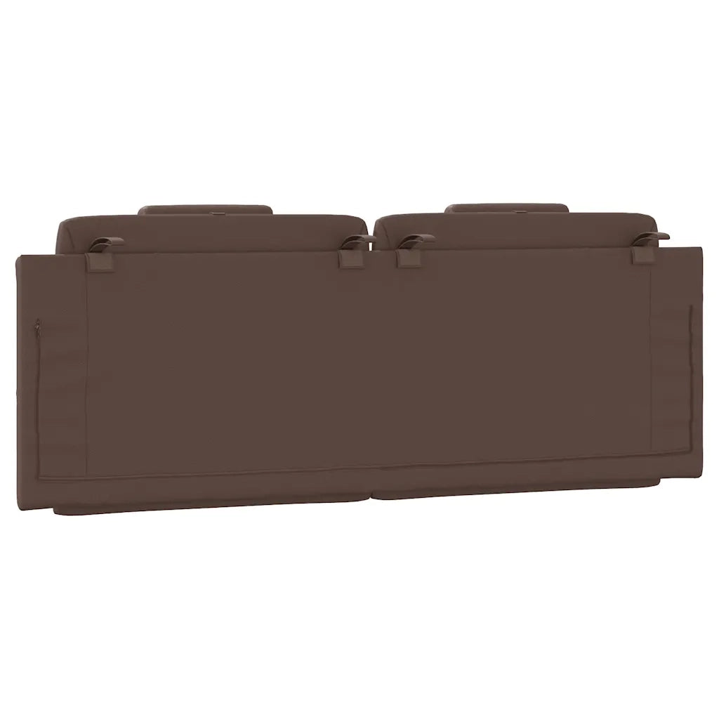 Cuscino Testiera Viana Marrone 120 cm in Similpelle CFW1646773