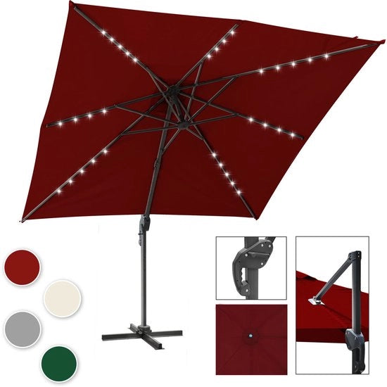 Parasole a LED per serate estive lunghe