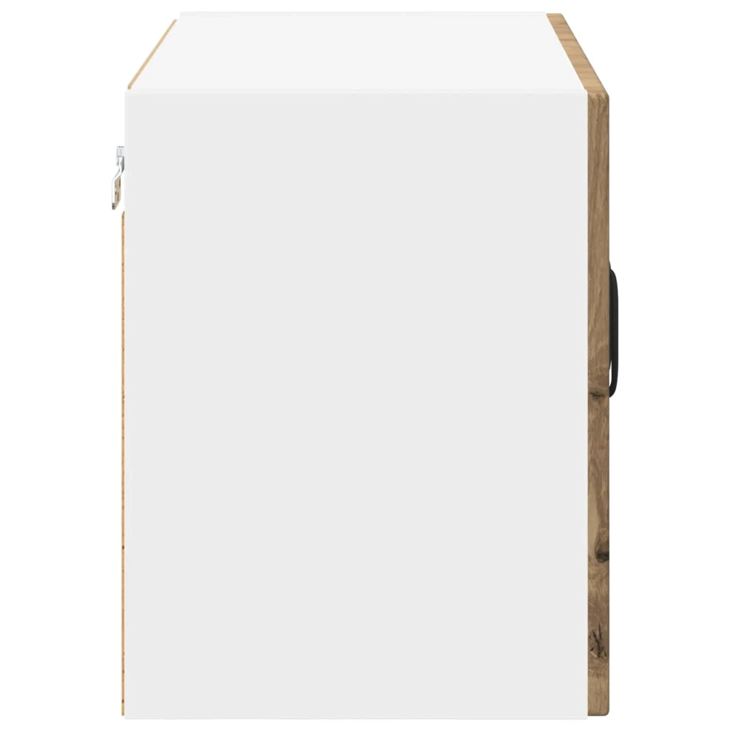 Mobile in vetro da parete LUCCA 2 pcs Rovere Artigianale 884984